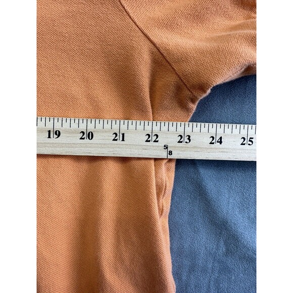 Ralph Lauren Polo Shirt Orange Short Sleeve 2 Button Men's XL Classic Fit Pony - Picture 7 of 9